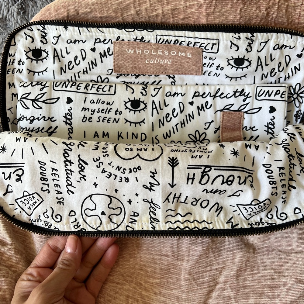 Wholesome Culture convertible laptop backpack/cross body